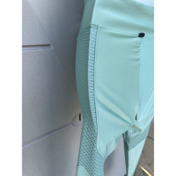 KORAL Emblem Lustrous High Rise Perforated w/ mesh Inserts Leggings Sage Green S - Picture 8 of 12